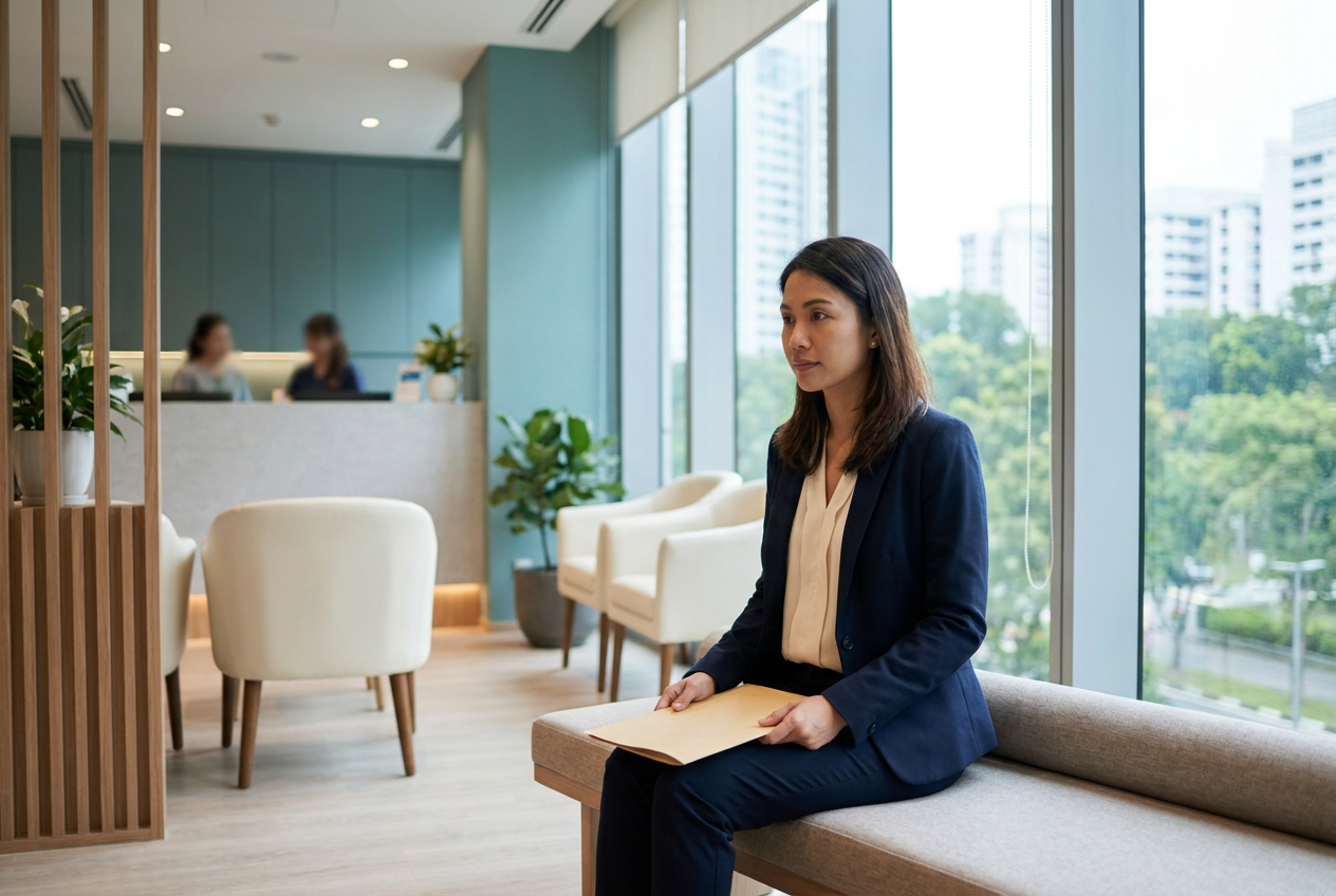 女佣在新加坡诊所接受体检
